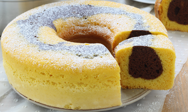 Vanille Kuchen mit Kakao