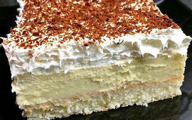 Vanillecreme Kuchen ohne BackenZutaten