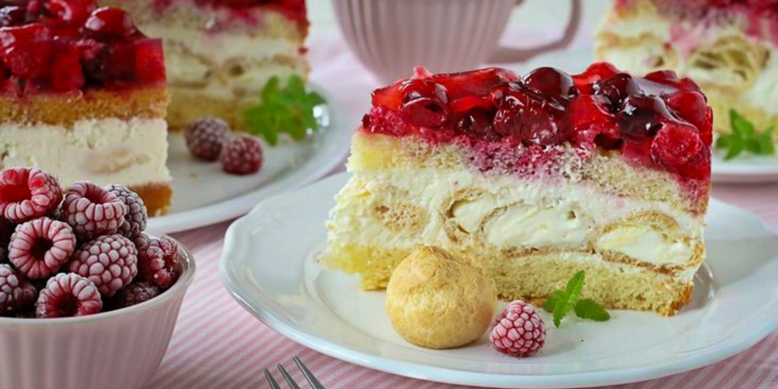 WINDBEUTELTORTE MIT FRISCHKÄSE IN 10 MINUTEN FERTIG ZUM NASCHEN