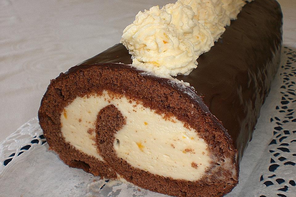 Wachauer Marillen – Schoko – Roulade