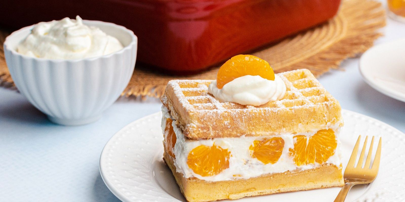 Waffelkuchen ohne Backen in 10 Minuten fertig