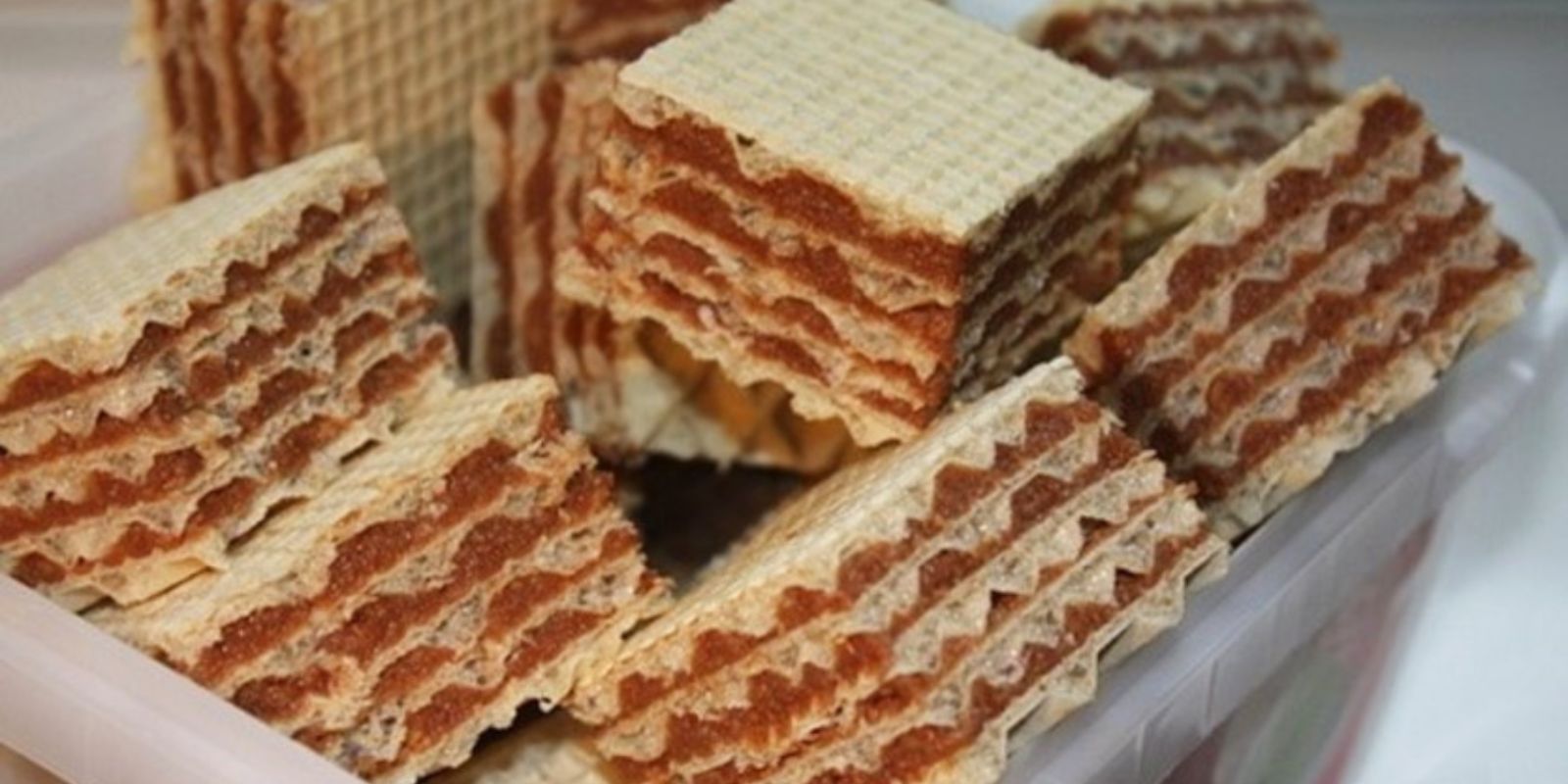 Waffelkuchen ohne Backen in 10 Minuten fertig