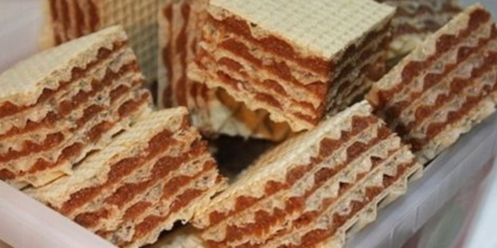 Waffelkuchen ohne Backen in 10 Minuten fertig