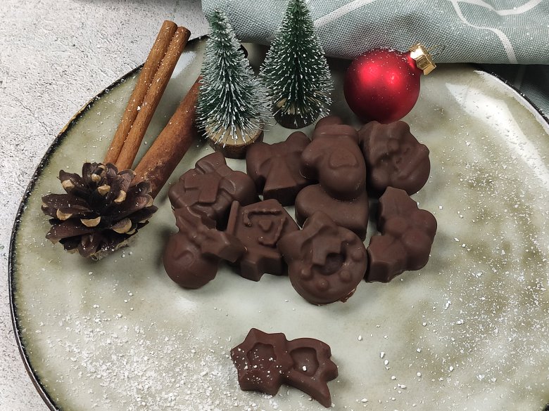 Weihnachtliches Eiskonfekt