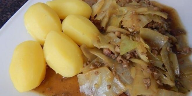 Weißkohl / Schmorkohl oder geplatzte Kohlroulade