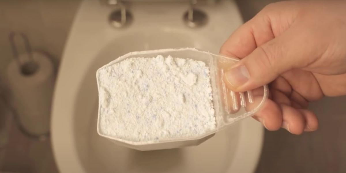 Werfen Sie WASCHPULVER in Ihre Toilette und sehen Sie, was passiert