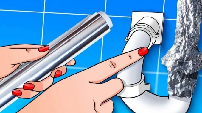 Wickeln Sie Alufolie um Ihre Rohre: Sie sparen viel Geld