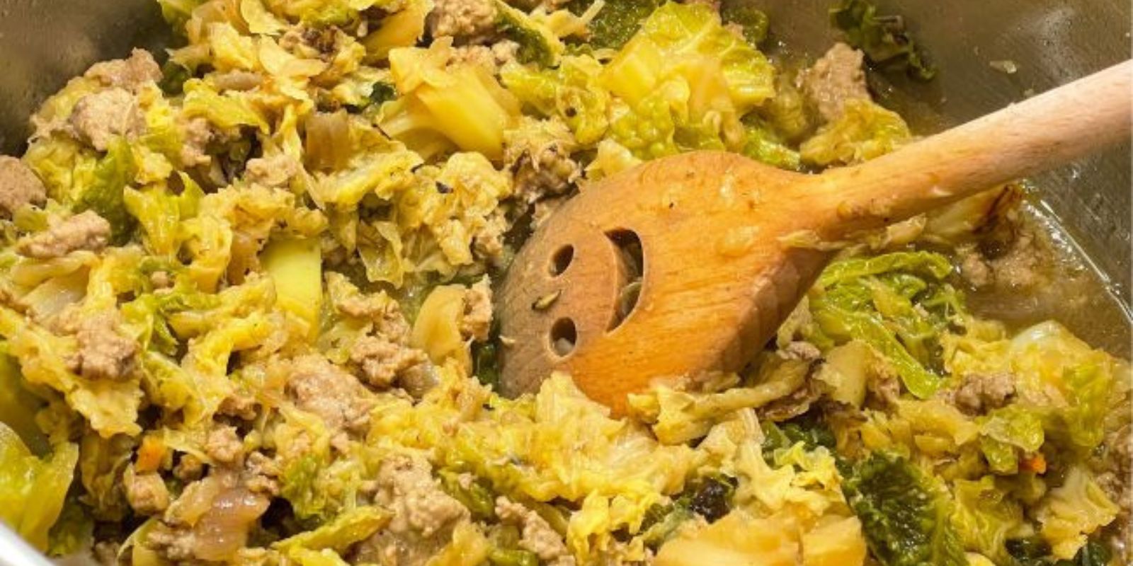 Wirsingkohl-Hack-Pfanne