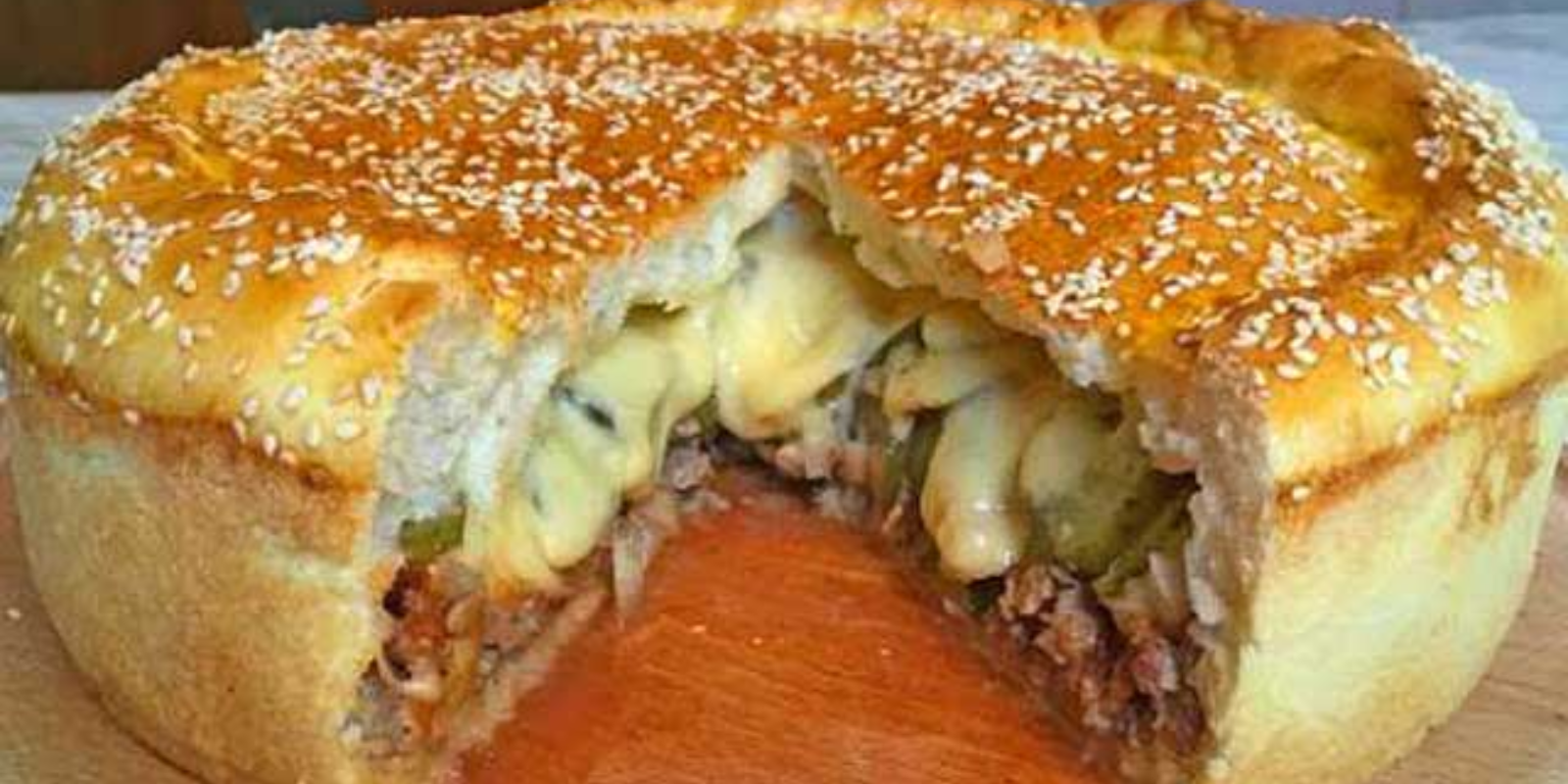 XXL Cheesburger Kuchen Rezept