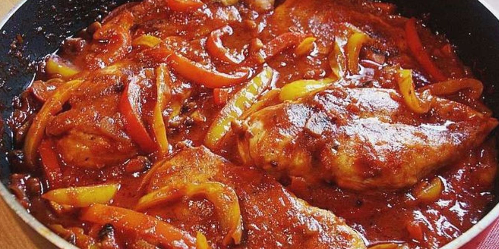 Zigeuner Schnitzel aus dem Ofen