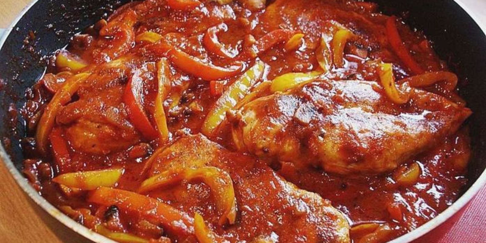 Zigeuner Schnitzel aus dem Ofen