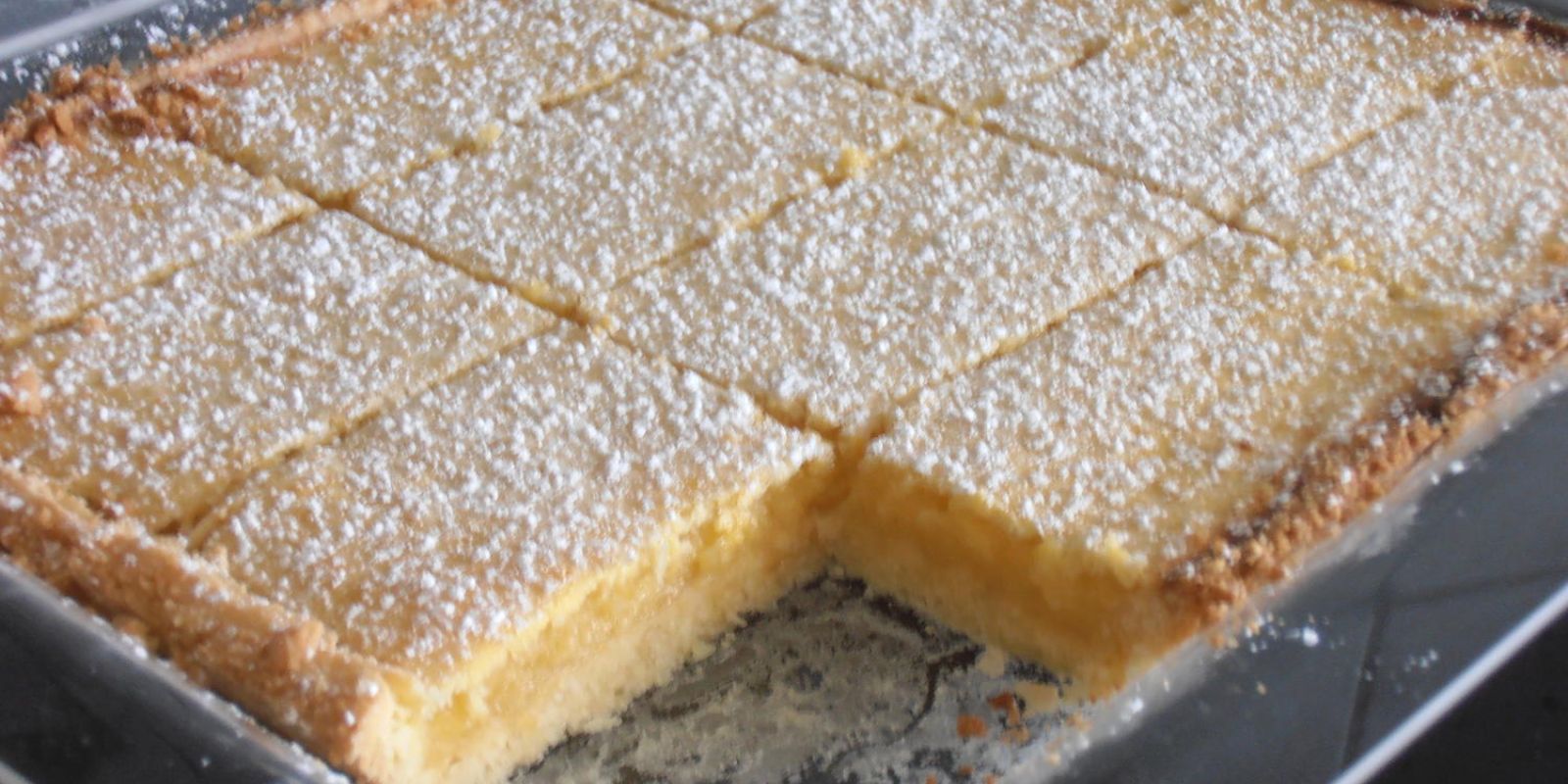 Zitronen Mascarpone-Schnitten