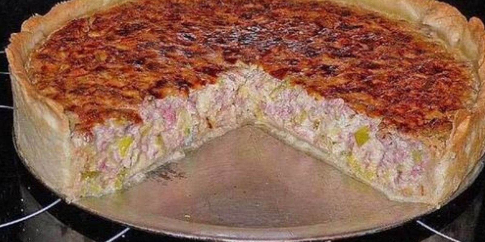 einfach gemacht- toller Geschmack! – Hack Lauch Torte mit Gorgonzola