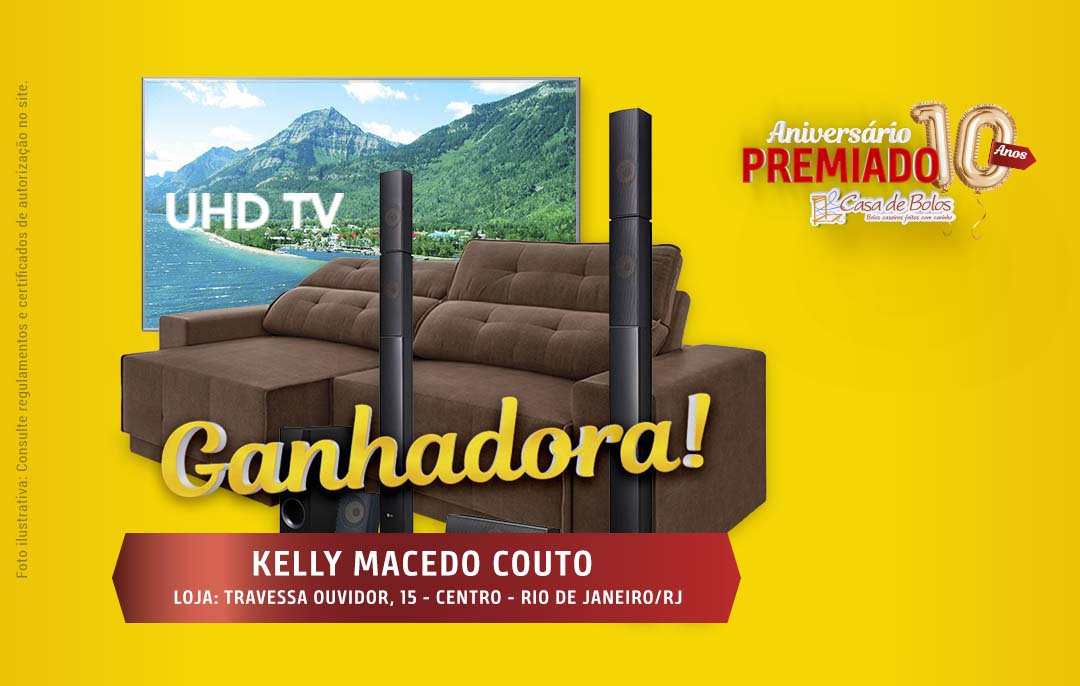1º Sorteio do Aniversário Premiado Casa de Bolos 2020