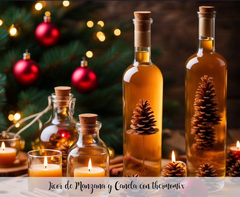 Apple and Cinnamon Liqueur with thermomix