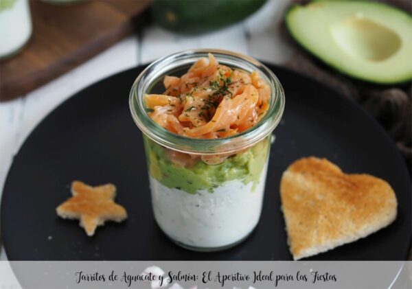 Avocado and Salmon Jars: The Ideal Appetizer for Parties