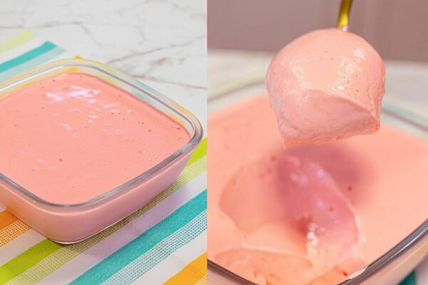 Bati esses 4 ingredientes no liquidificador e fiz um danoninho caseiro perfeito para a sobremesa