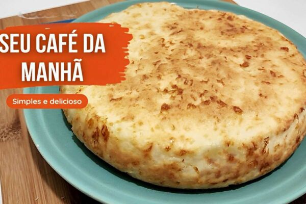 Biscoito de polvilho de frigideira fácil e rápido perfeito para comer a qualquer hora