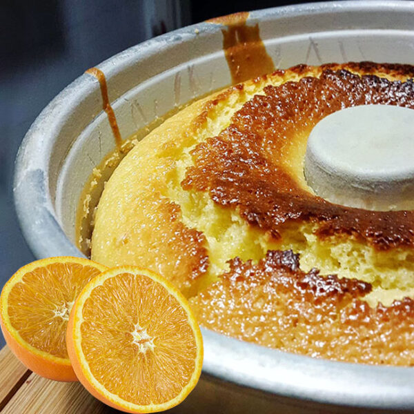 Bolo de Laranja de Liquidificador