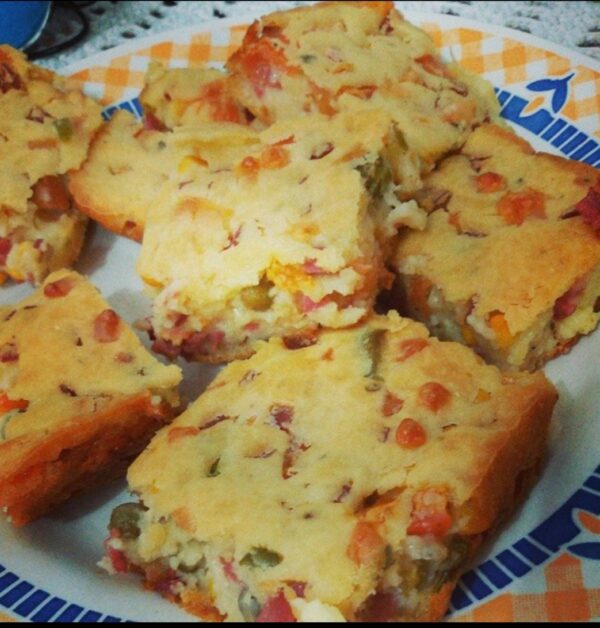 Bolo de Legumes Para o Lanche da Tarde