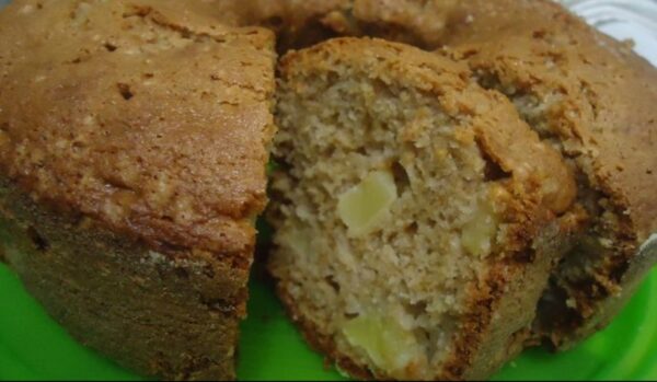 Bolo de Maçã de Liquidificador