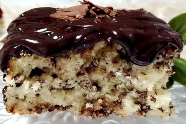 Bolo formigueiro com uma cobertura de chocolate que deixa todo mundo com água na boca