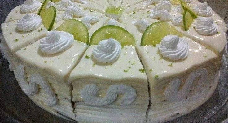 Bolo mousse de limão maravilhoso