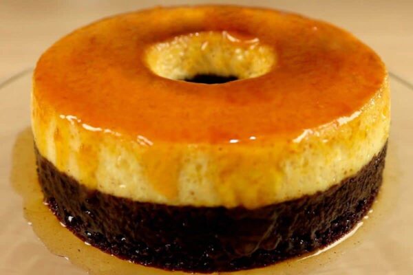 Bolo pudim muito simples de preparar de dar água na boca só de olhar