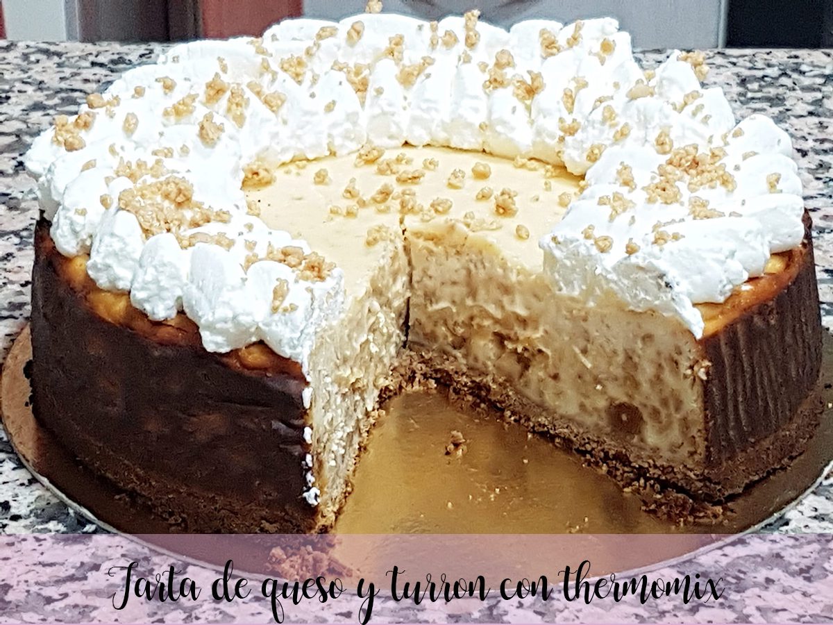 Cheese and nougat cake with thermomix