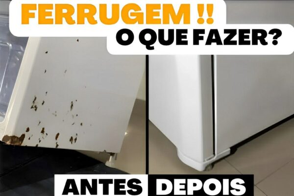 Como acabar com ferrugem da geladeira sem gastar muito