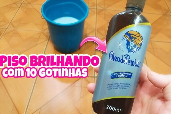 Como deixar piso brilhando por vários dias com essa misturinha caseira simples e fácil de fazer