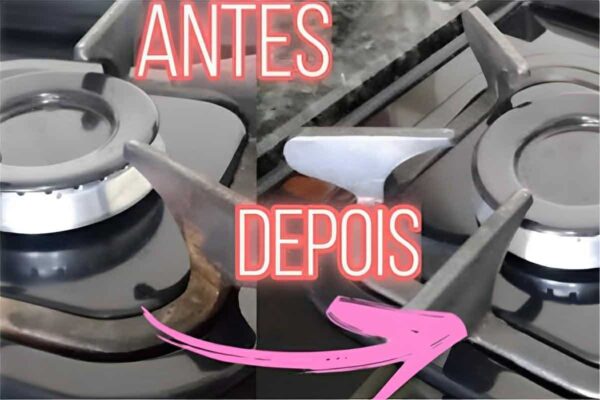 Como limpar as grades do fogão sem fazer esforço usando apenas 1 ingrediente