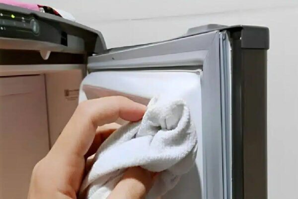 Como limpar borracha da geladeira sem precisar misturar um monte de produtos