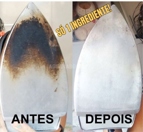 Como limpar ferro de passar com uma misturinha mágica que funciona com apenas 1 ingrediente