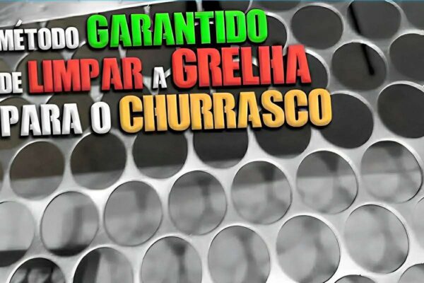 Como limpar grelha da churrasqueira de forma fácil usando1 ingrediente que você tem em casa