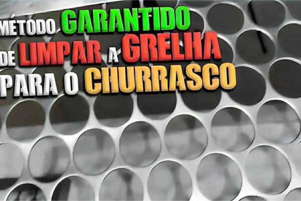 Como limpar grelha e deixá-la como nova usando apenas 1 ingrediente