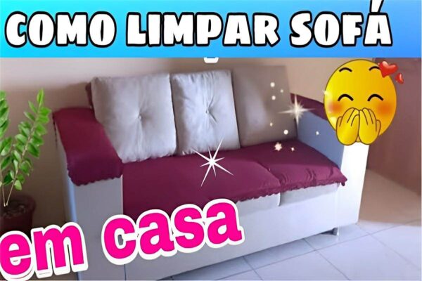 Como limpar sofá e deixá-lo como novo sem gastar muito