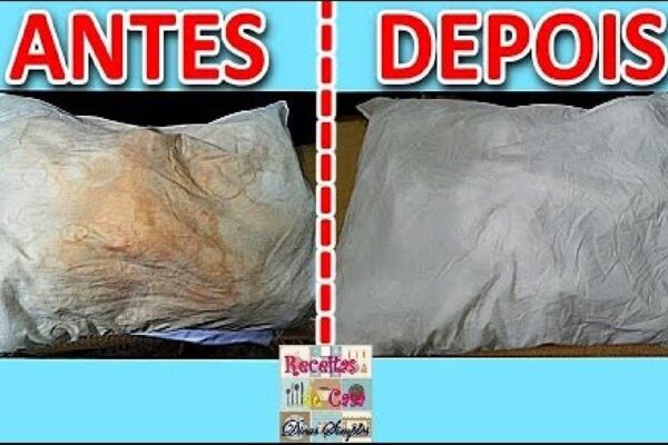 Como limpar travesseiro manchado e encardido sem fazer esforço e sem produto caro do mercado