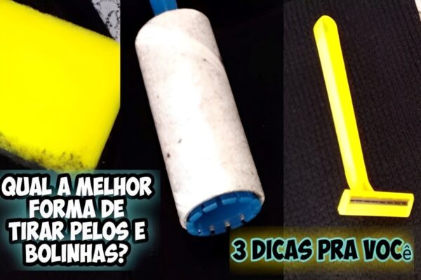 Como tirar bolinhas de pelo das roupas usando produtos que você já tem em casa