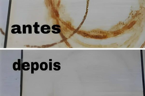 Como tirar ferrugem da cerâmica usando apenas vinagre de álcool e bicarbonato de sódio