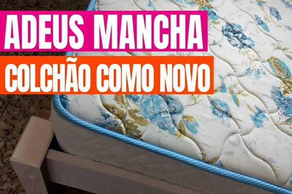 Como tirar manchas do colchão usando apenas água oxigenada