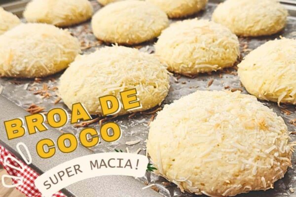 Depois que você aprender essa broa de coco não vai faltar essa maravilha no seu lanche