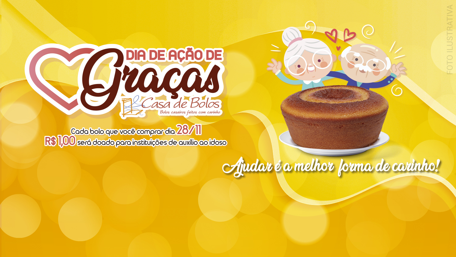 Dia de Ação de Graças Casa de Bolos 2019