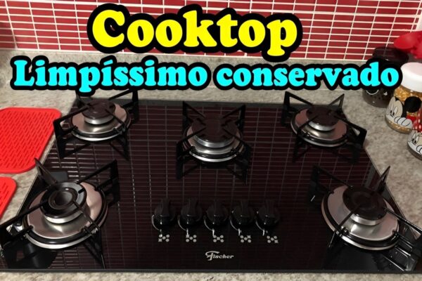Dica para limpar fogão cooktop e deixá-lo brilhando com ingredientes que você tem em casa