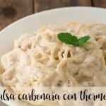 carbonara sauce with thermomix