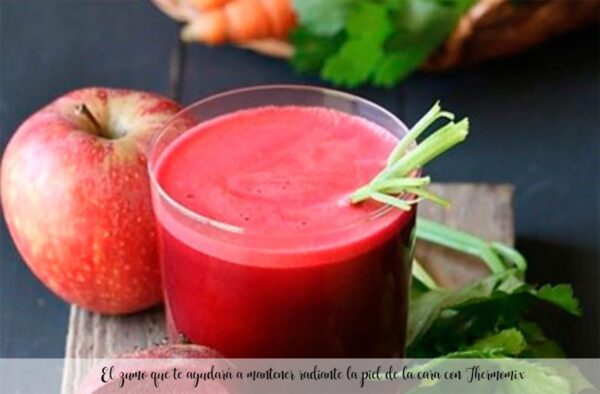 El zumo que te ayudará a mantener radiante la piel de la cara con Thermomix