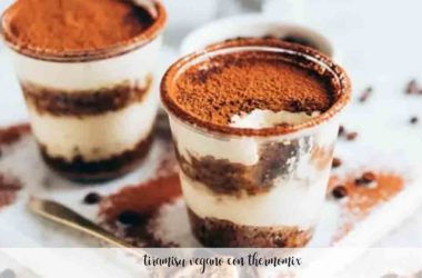 Tiramisú vegano con Thermomix