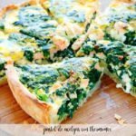 Pastel de acelgas con Thermomix