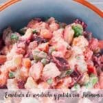 Ensalada de remolacha y patata con Thermomix