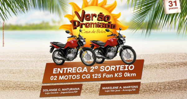 Entrega 2º Sorteio – Verão Premiado 2017!